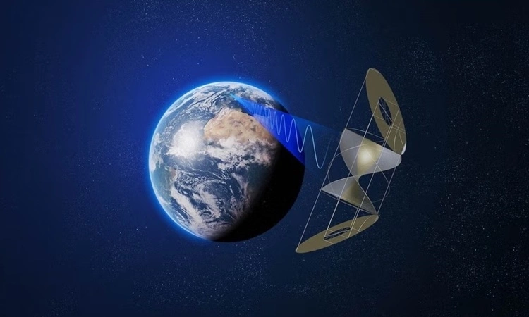 Mô phỏng trạm Cassiopeia của Space Solar hoạt động trên quỹ đạo. Ảnh: Space Solar